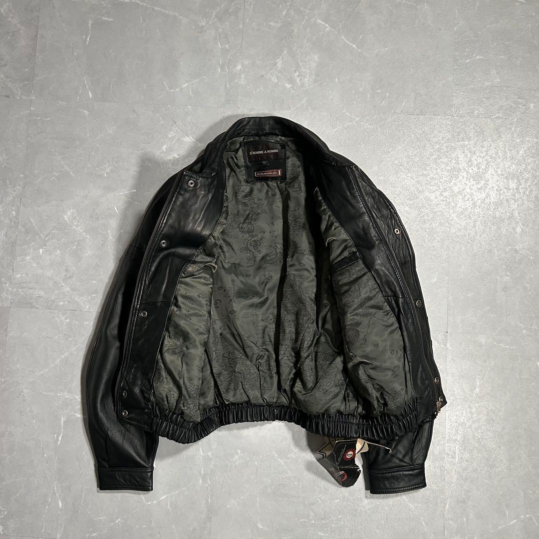90s デッドストック A-2 レザー フライトジャケット ラムレザー USA