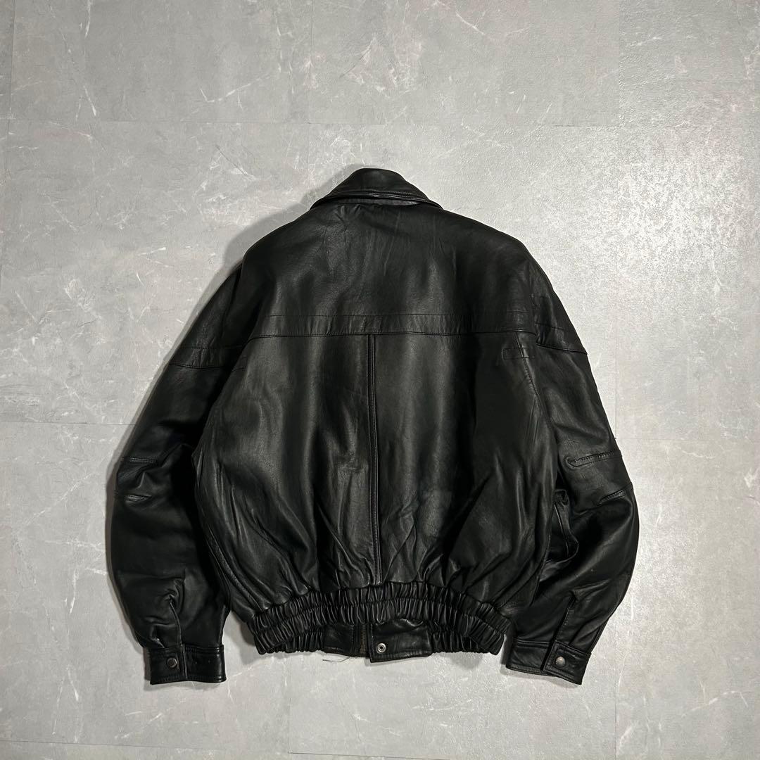 90s デッドストック A-2 レザー フライトジャケット ラムレザー USA