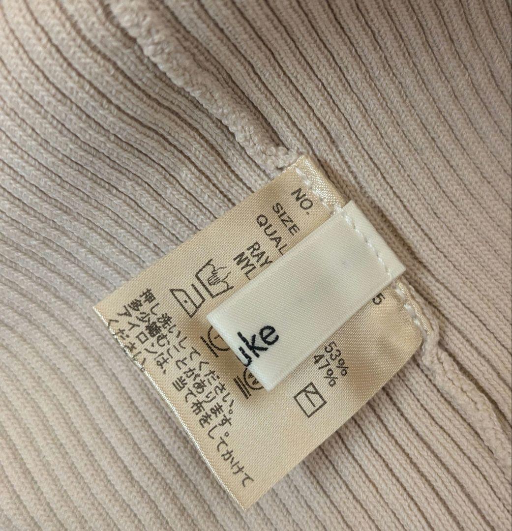 新品 anuke アンヌーク Line Knit Onepiece 38