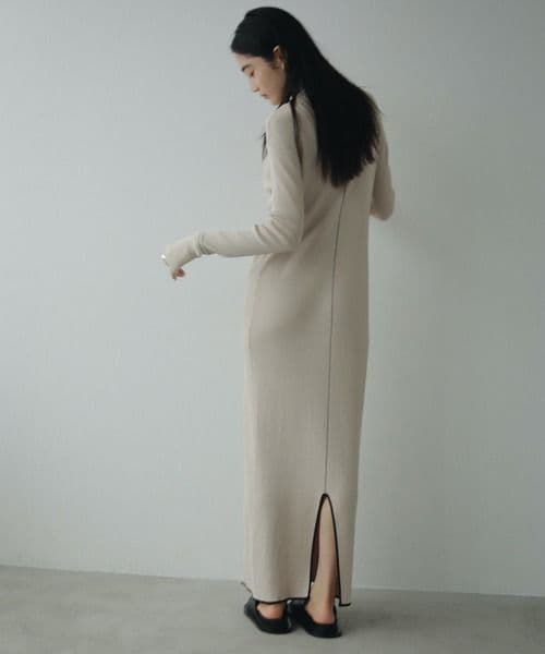 新品 anuke アンヌーク Line Knit Onepiece 38
