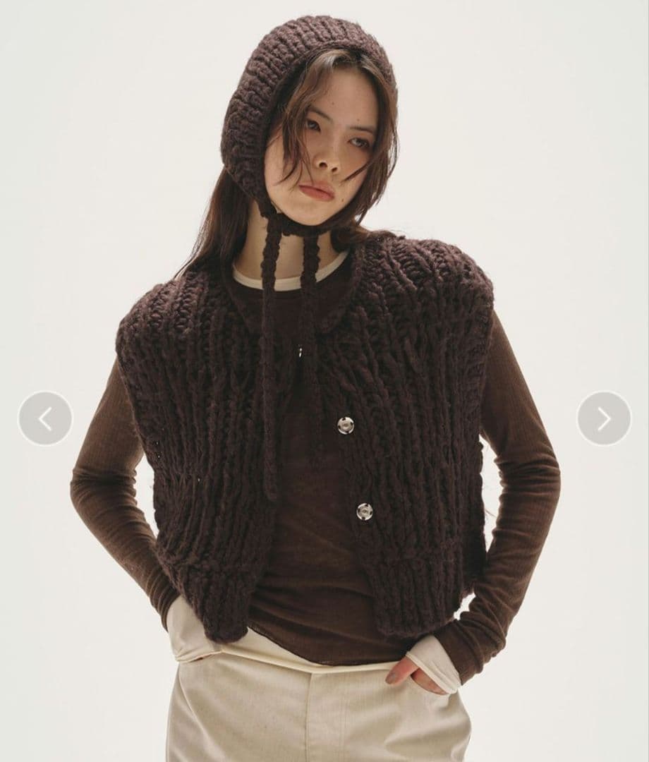 トップス todayful Mix Handknit Vest