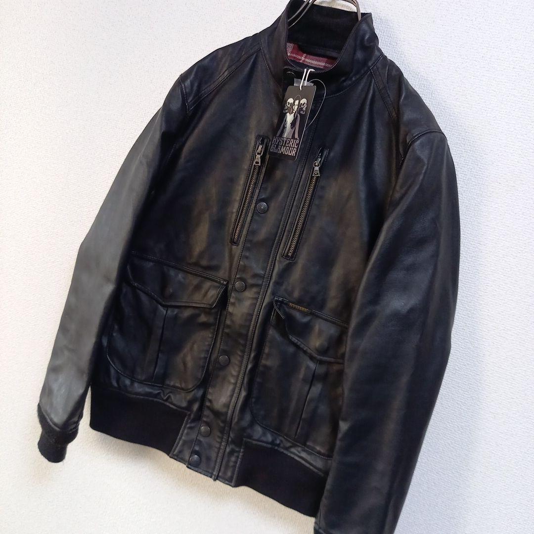 フォロ割【タグ付き未使用品】ヒステリックグラマー レザージャケット ライダース