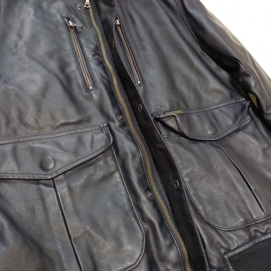 フォロ割【タグ付き未使用品】ヒステリックグラマー レザージャケット ライダース