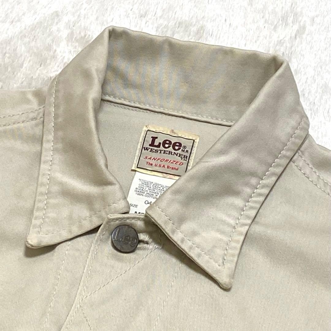 90s Lee ウエスターナー コットンサテン 0411 復刻 日本製 M