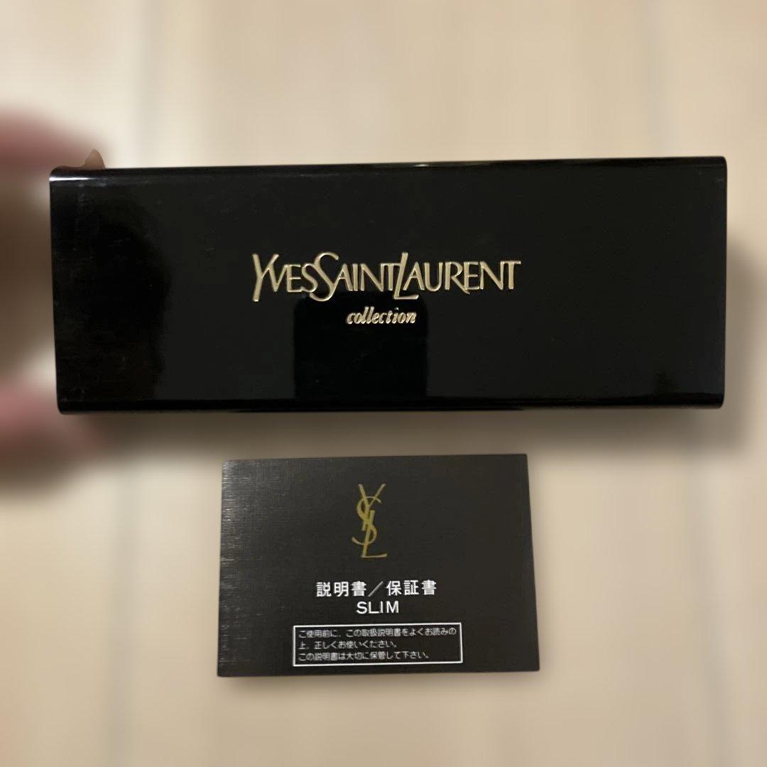YVES SAINT LAURENT●ボールペン●グリーンマーブル●ヴィンテージ