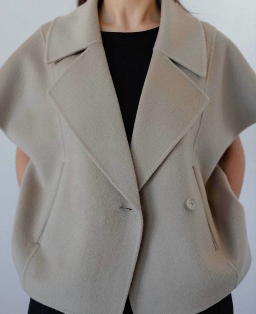 【タグ付新品】Na.e Standard Wool Vest_ Beige