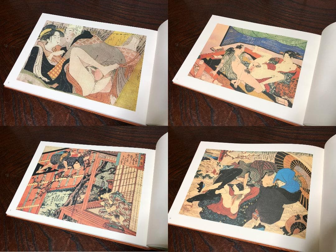 【 日本枕絵傑作選 計46枚 】　H５年　カラー/モノクロ　＠38000円