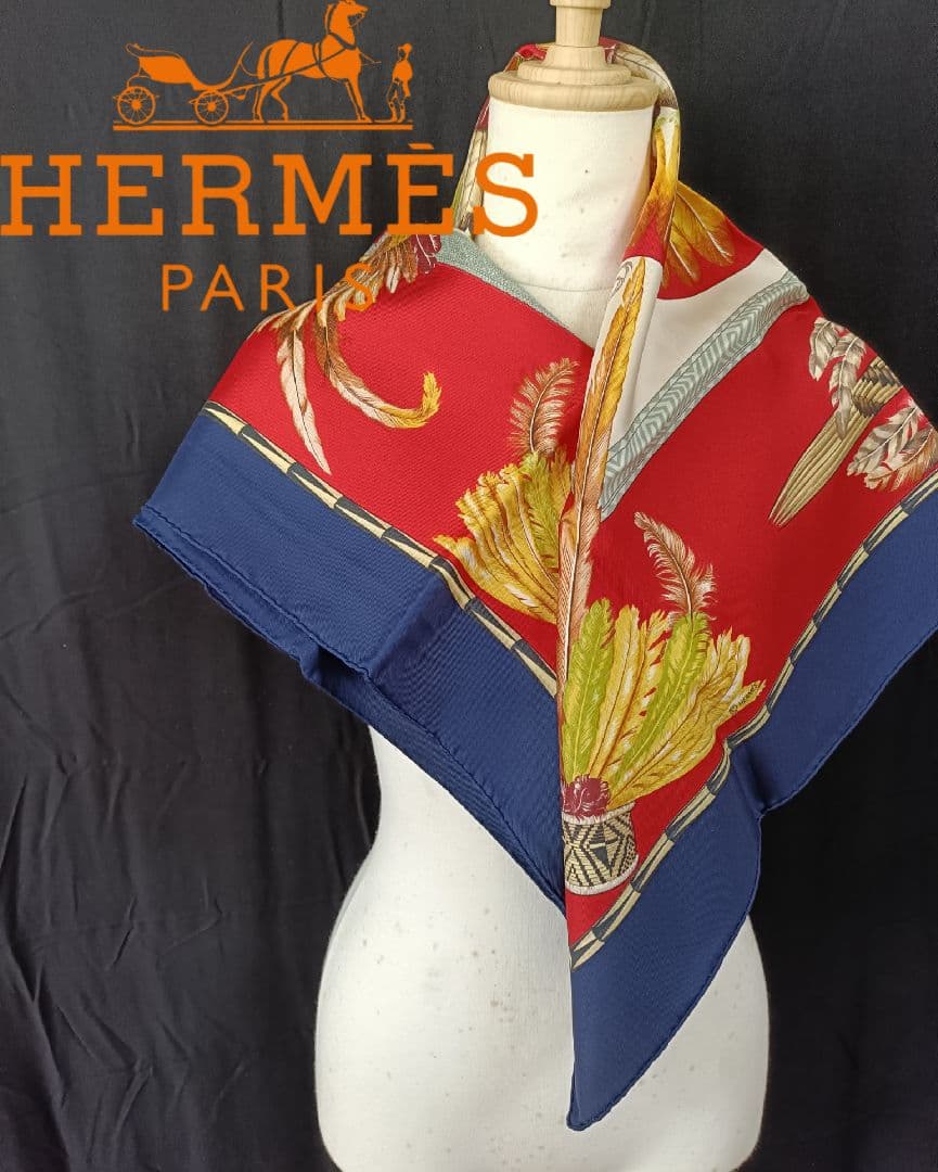 ★未使用級美品★HERMÈS 　シルクスカーフ 　ブラジル