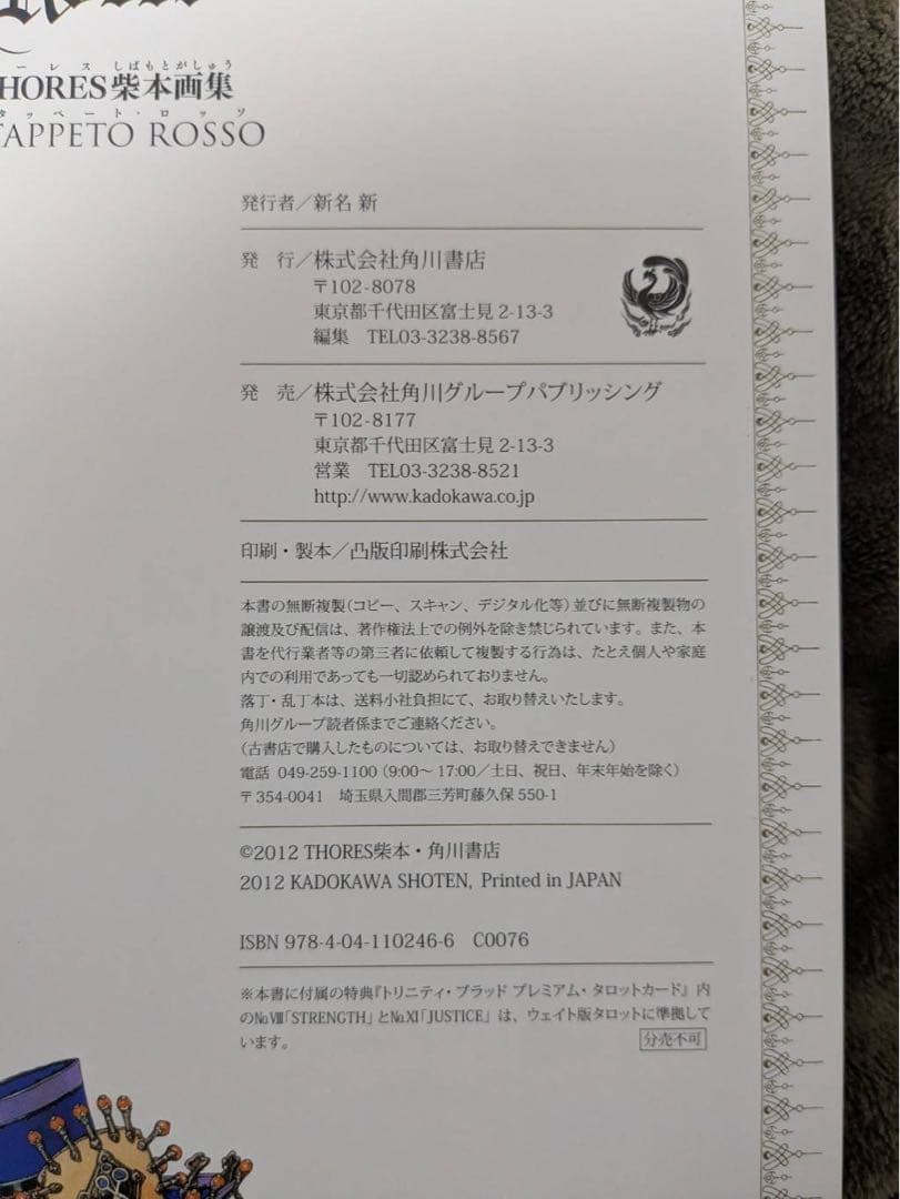 THORES 柴本による美しいイラスト集『Il Tappeto Rosso』
