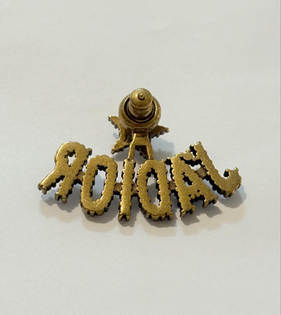 【ジャディオール j’adior Dior】ピアス　ロゴ　ゴールド　片耳