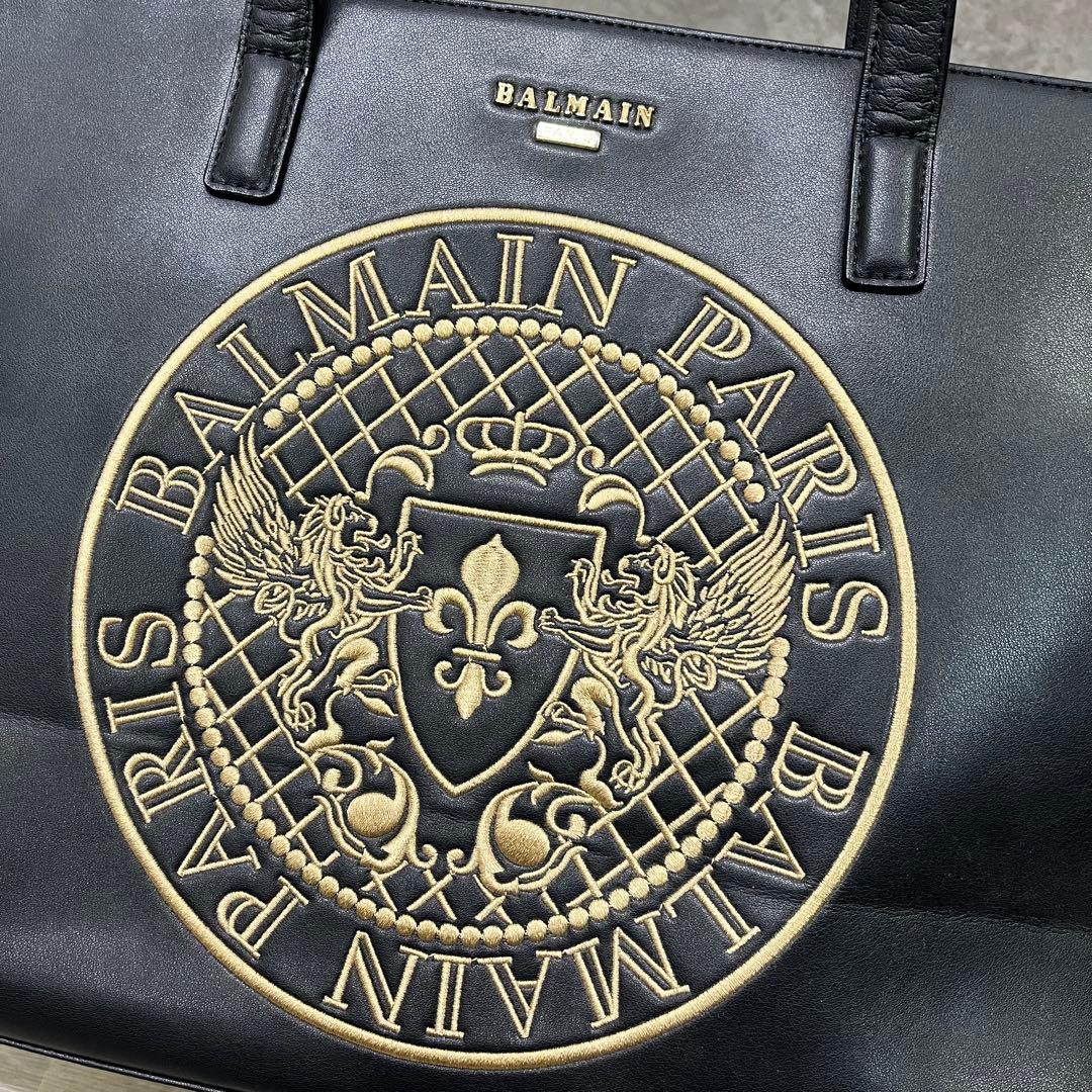 k*b様 BALMAIN バルマン トートバッグ ブラック 黒 【921d822