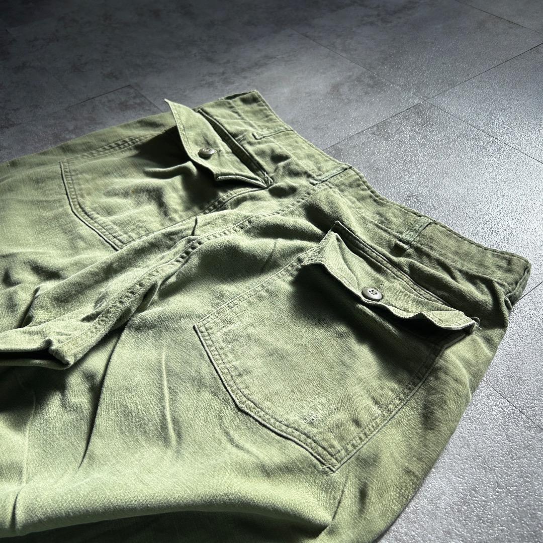 60s アメリカ軍 OG107 ベイカーパンツ 38×33