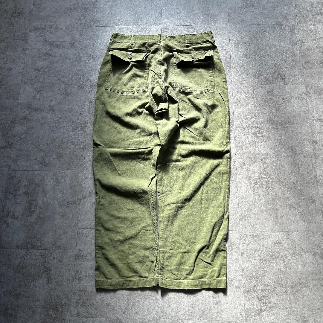 60s アメリカ軍 OG107 ベイカーパンツ 38×33