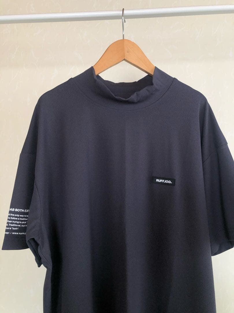 RUFFLOG　ラフロッグ　モックネック　シャツ　サイズL グレー