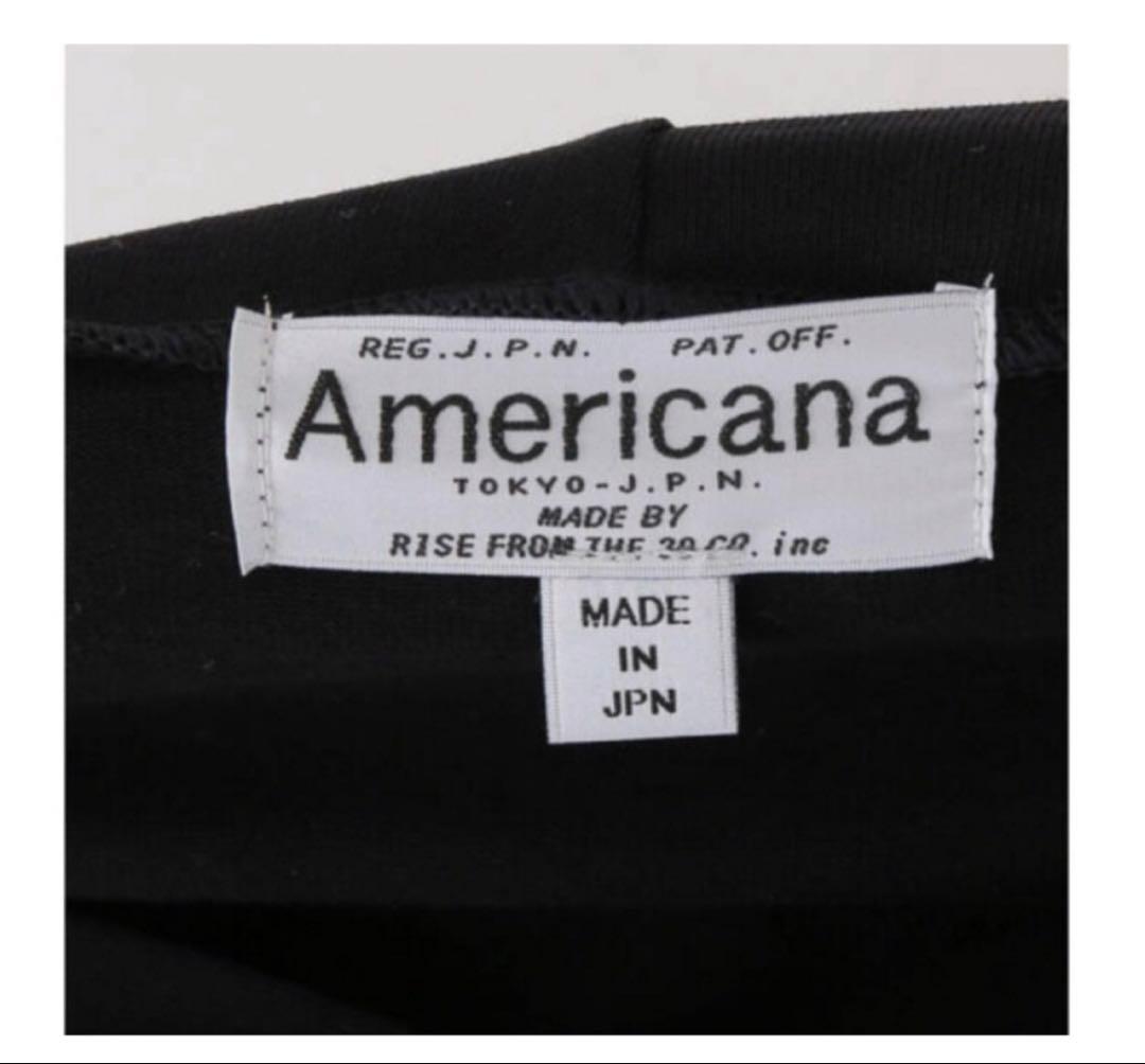 AMERICANA/アメリカーナ ショートパーカー ブラック