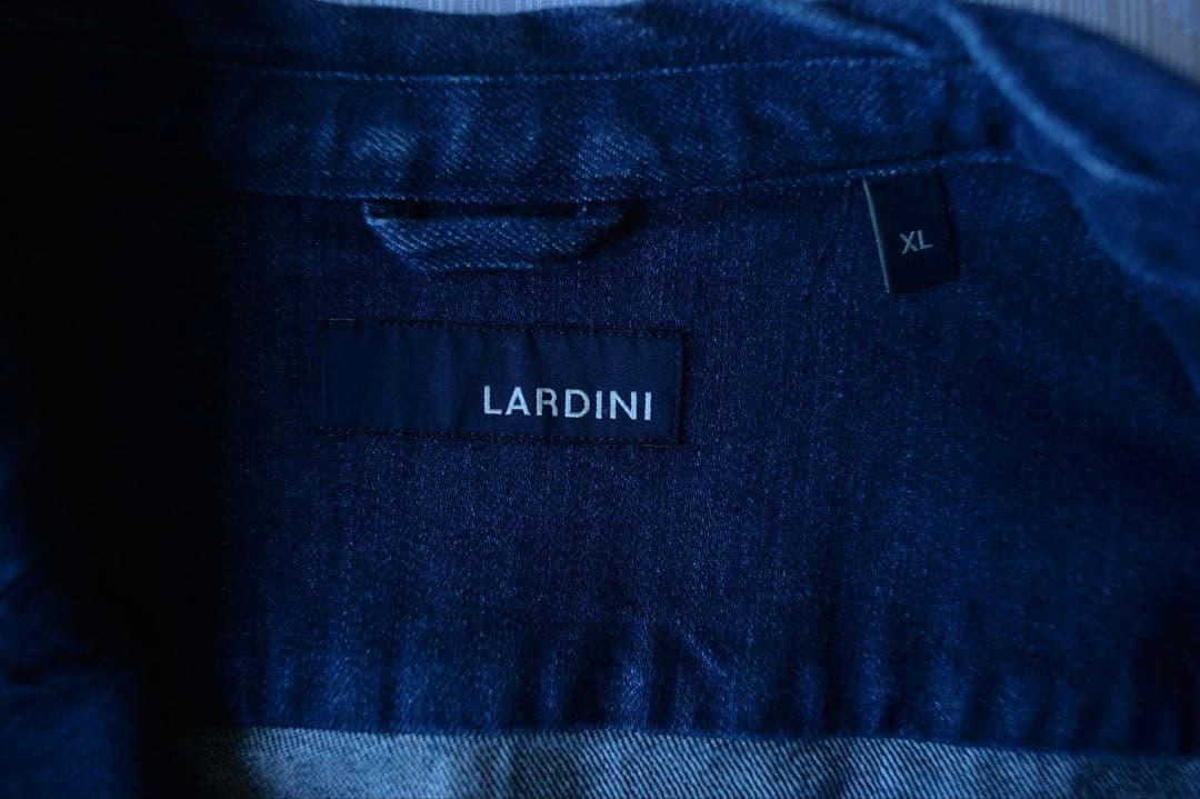 （PURI）【希少XL】LARDINI デニム 3B アンコンジャケット
