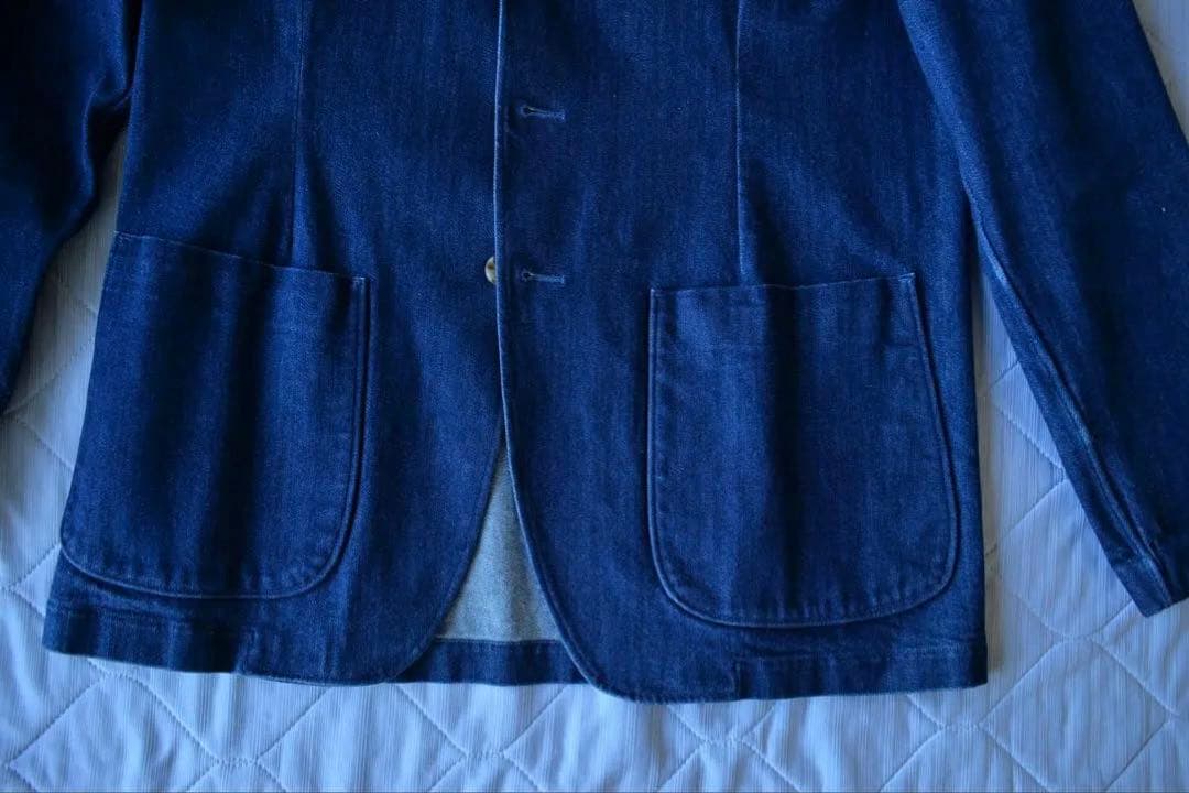 （PURI）【希少XL】LARDINI デニム 3B アンコンジャケット