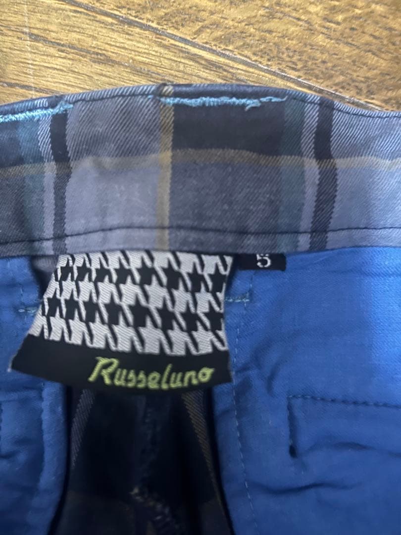 Russeluno チェック柄 カジュアルパンツ
