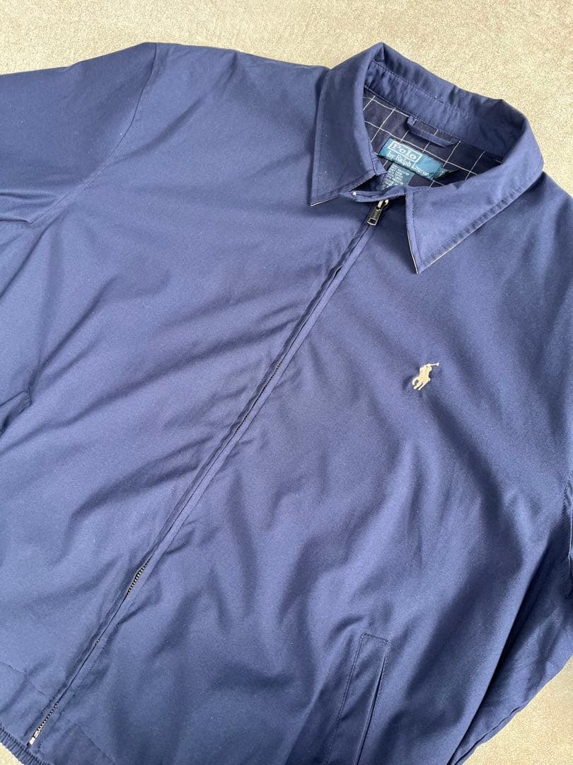 90s~00s Polo Ralph Lauren スウィングトップ ネイビー