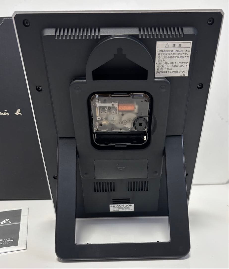 新品未使用 アニエスベー 掛・置兼用型 時計 湿度 温度計付 セイコー