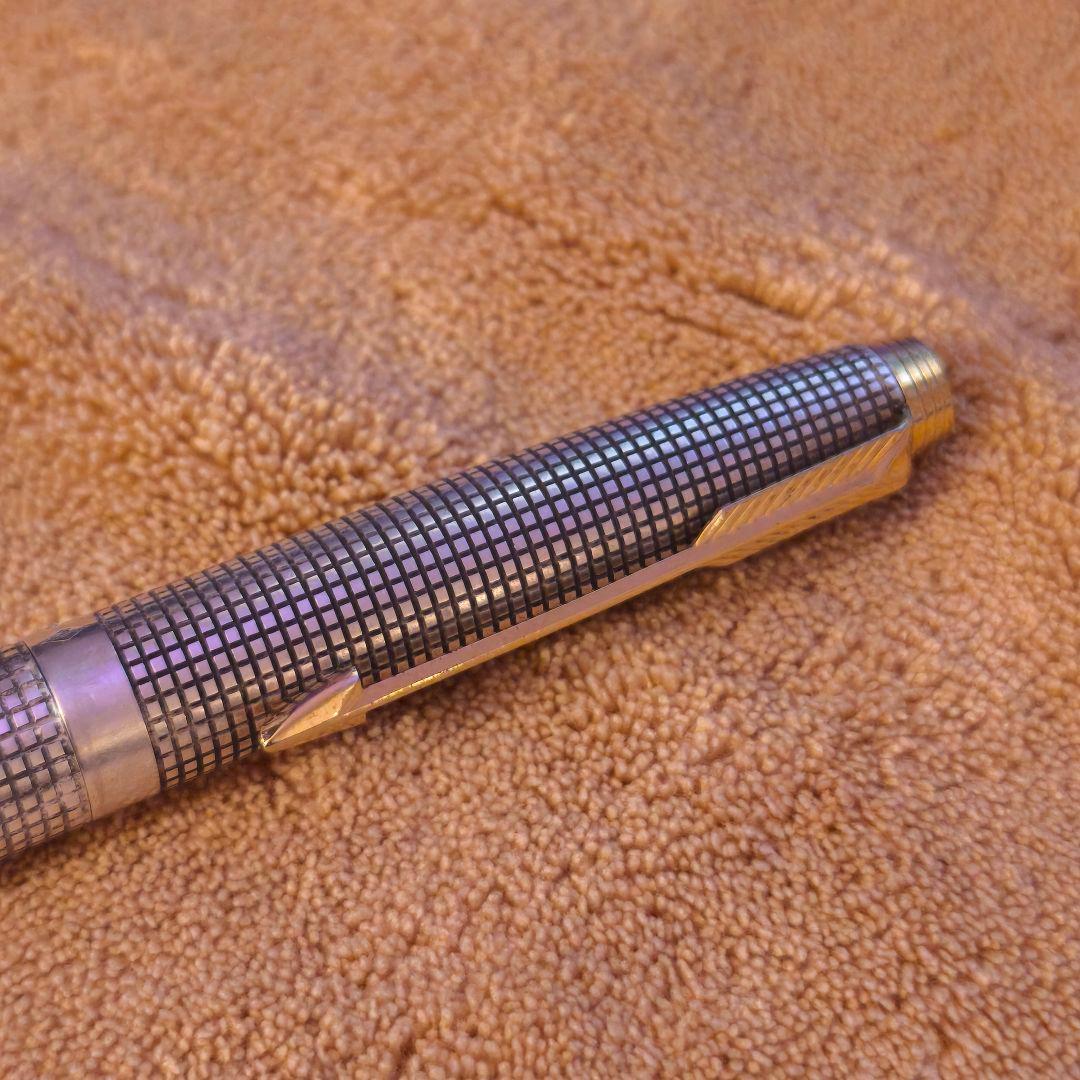 PARKER パーカー 万年筆 スターリングシルバー 585M
