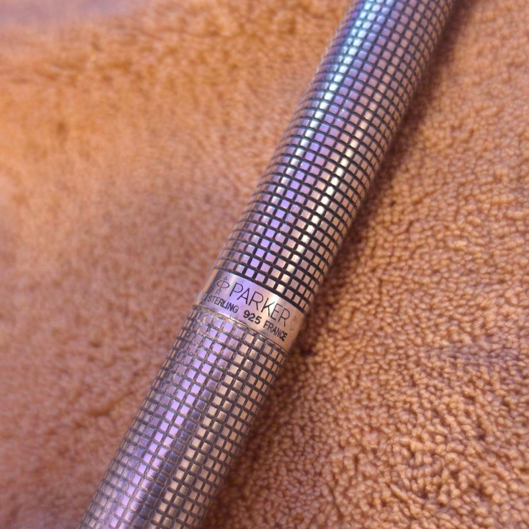 PARKER パーカー 万年筆 スターリングシルバー 585M