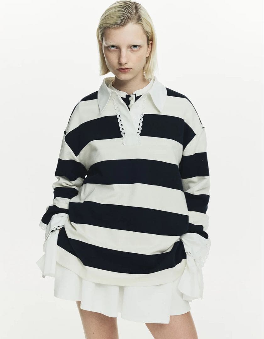 トップス Bibiy. FRANCINE RUGBY TOP