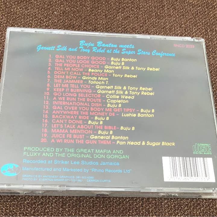 洋楽 BUJU BANTON MEETS GARNET SILK&TONY REBEL