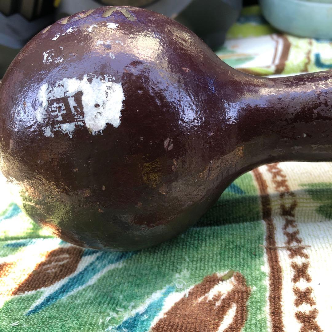 10kg ダンベル 鉄アレイ 茶色