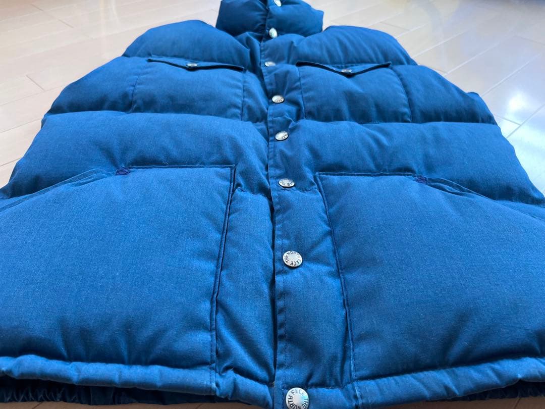 70s 80s THE NORTH FACE ダウンベスト 茶タグ　Mサイズ