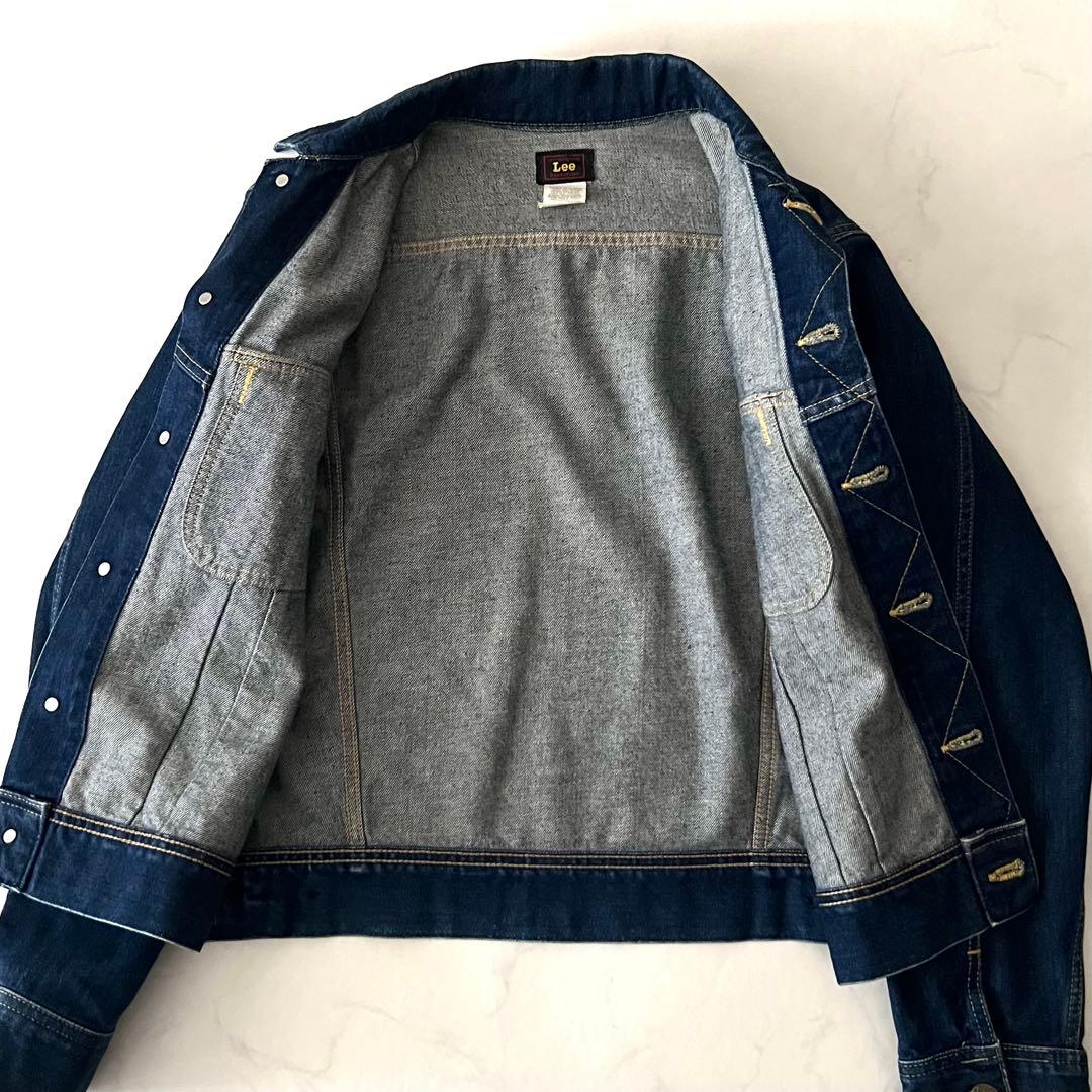 Lee 101J復刻デニムジャケットM 赤タグ RIDERS0411 猫目ボタン