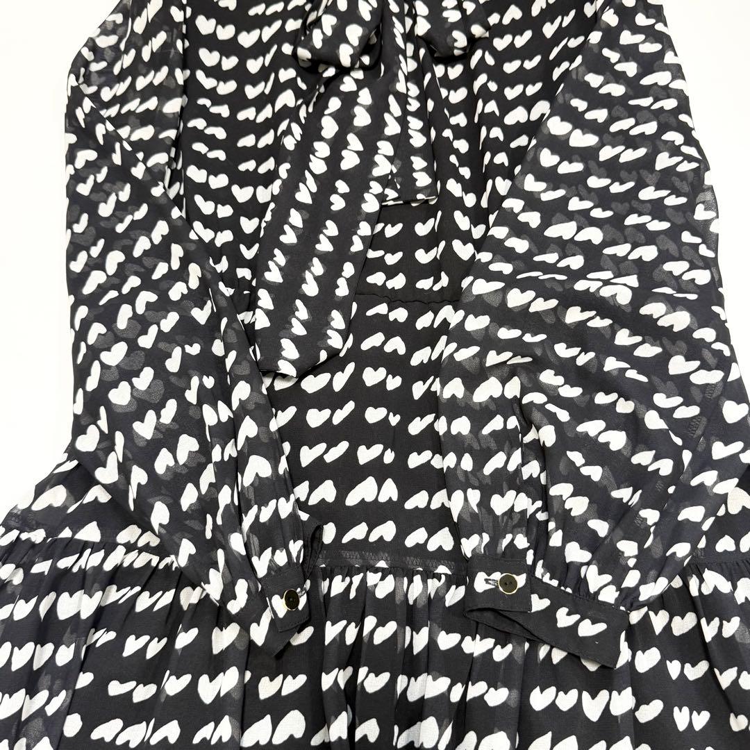 【美品✨】ダイアグラム　ハートキカプリントワンピース　38 2024年