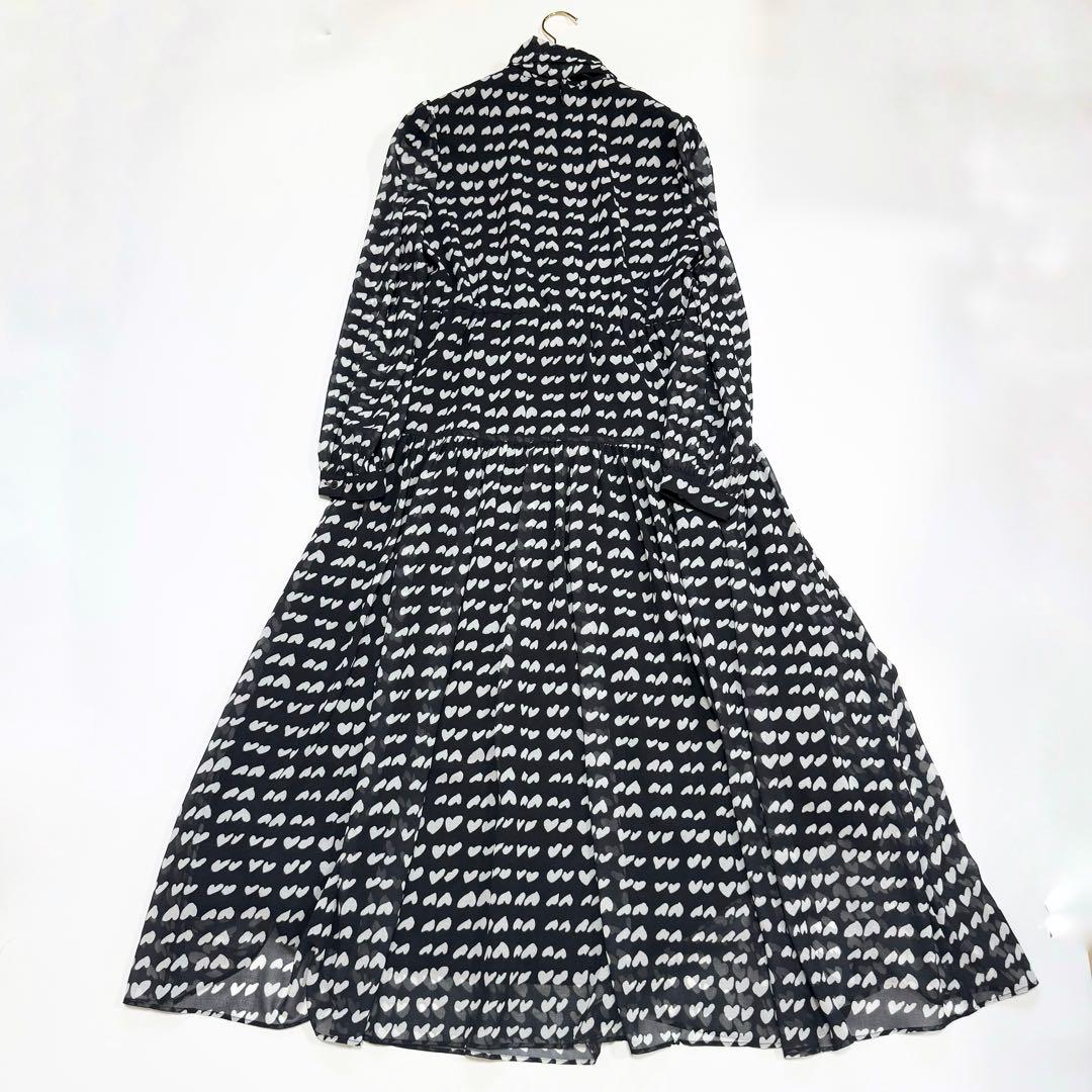 【美品✨】ダイアグラム　ハートキカプリントワンピース　38 2024年