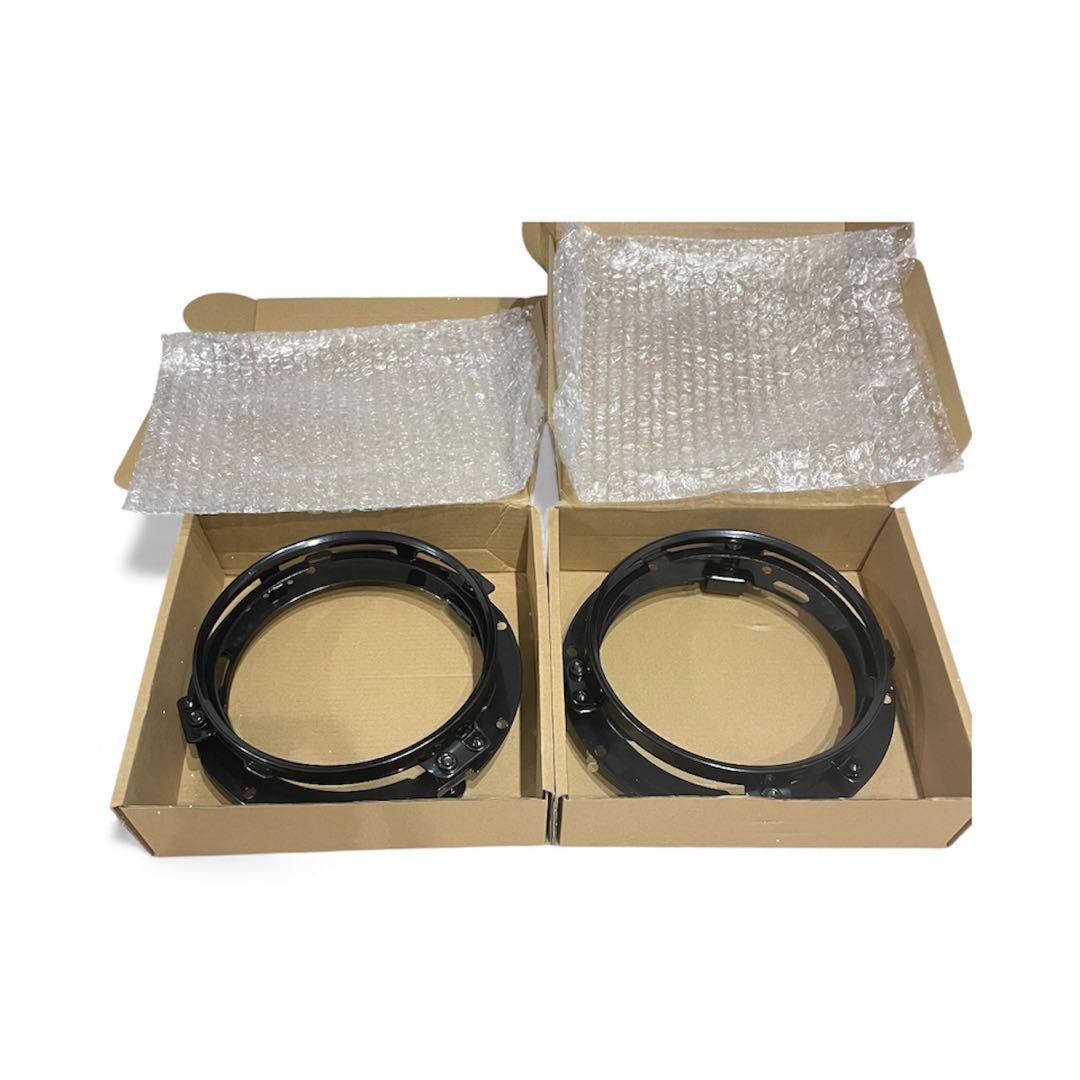 【訳アリ特価】ジムニー JB23 丸目ヘッドライトキット7インチ　スモークLED