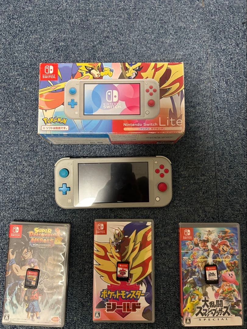 Nintendo Switch Lite ポケモンデザイン + ゲーム3本セット