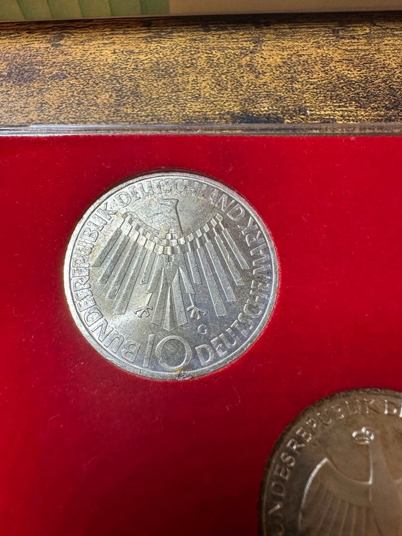 ミュンヘンオリンピック記念 10マルク銀貨5枚セット
