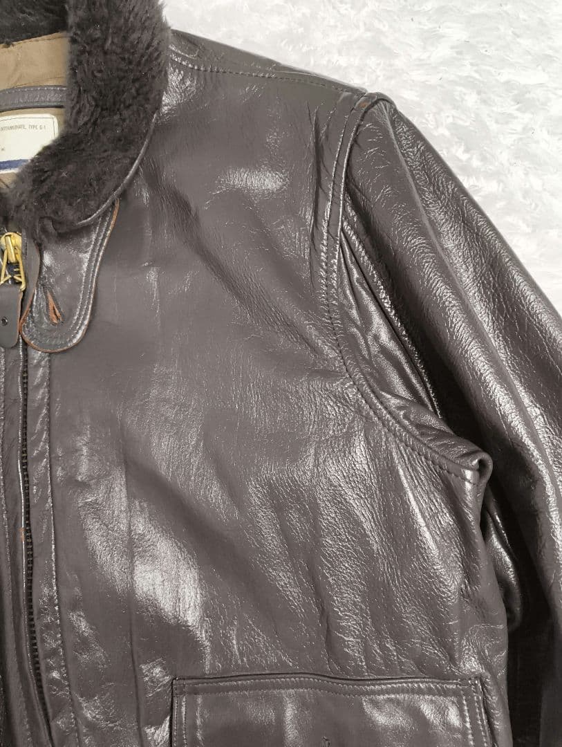 極美品 80s type G-１米軍実物 42 ダークブラウン ORCHARD
