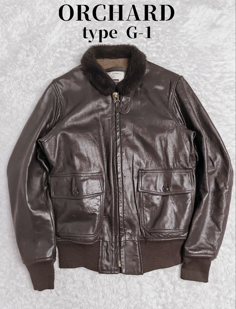 極美品 80s type G-１米軍実物 42 ダークブラウン ORCHARD