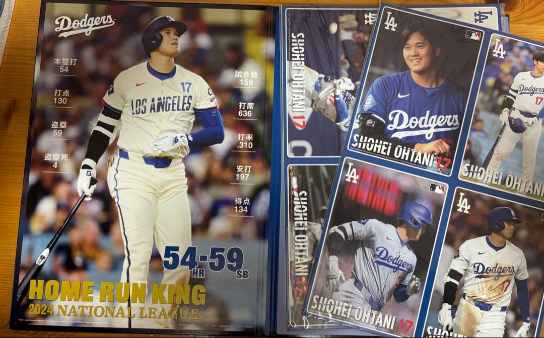 大谷翔平*ホームラン王獲得記念セット!!プレミアムホルダー、ポストカード