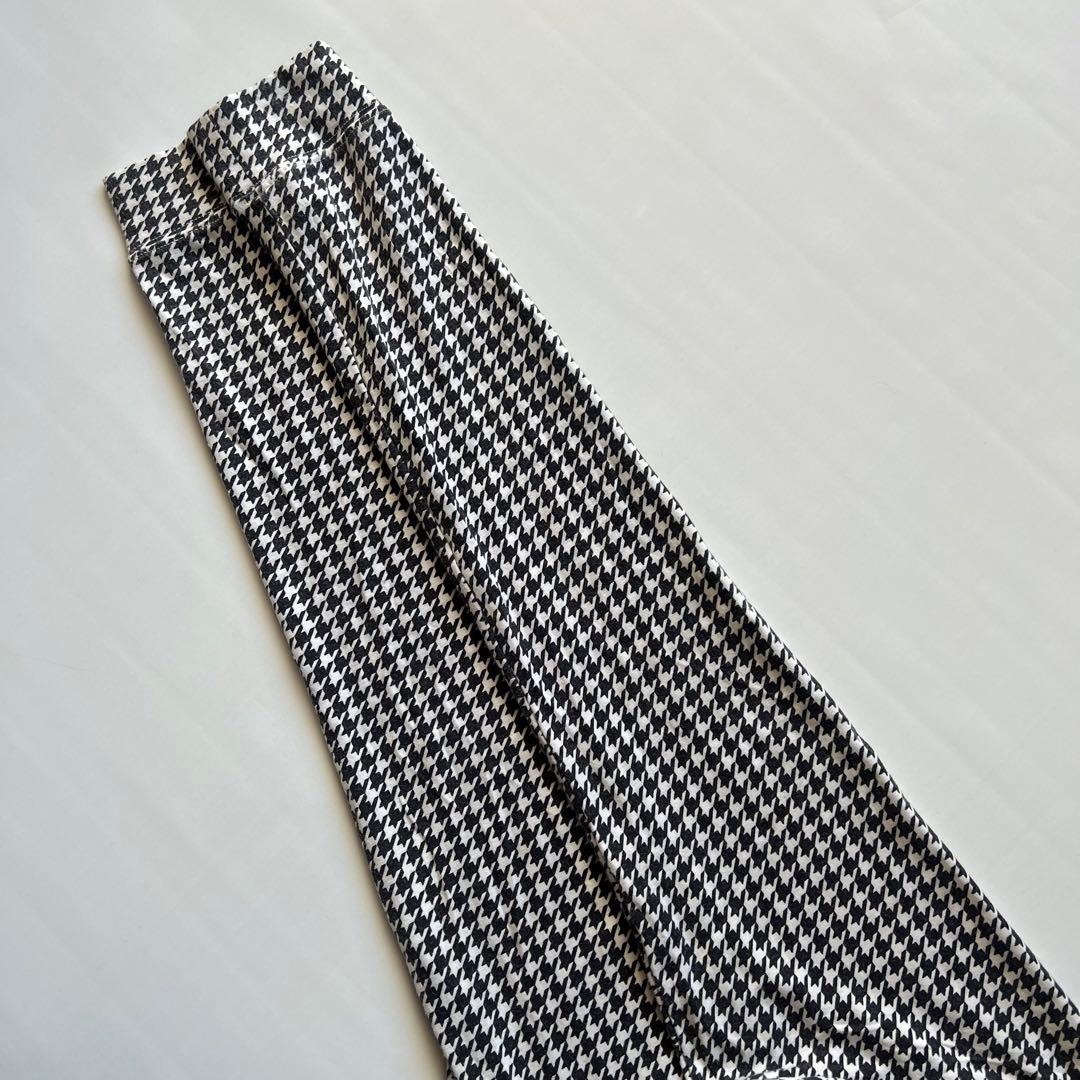 Pearlygates パーリーゲイツ　千鳥格子柄　モックネック　カットソー　M