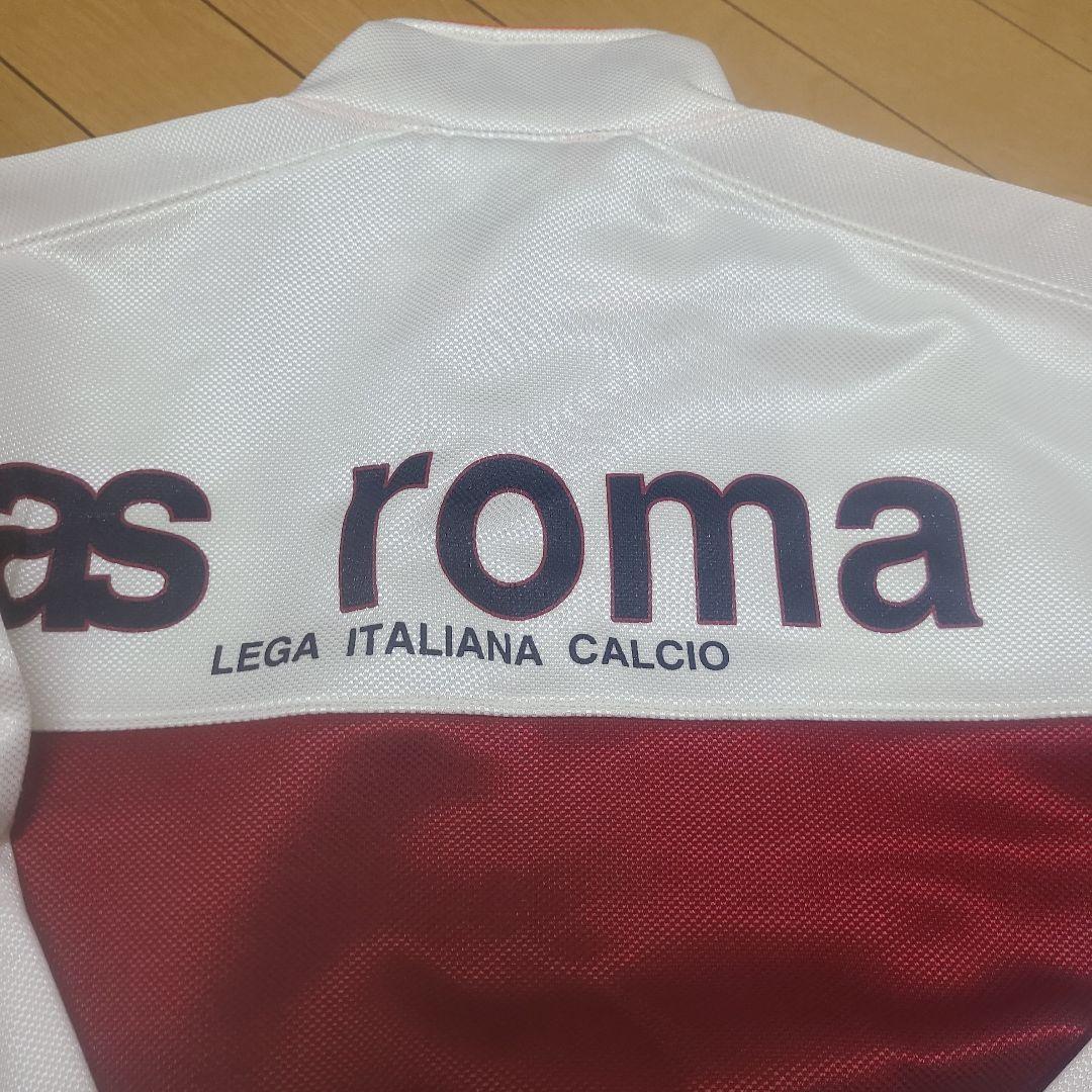 希少　as roma ジャージ上 赤/白as roma L