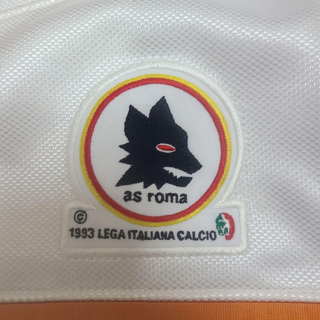 希少　as roma ジャージ上 赤/白as roma L