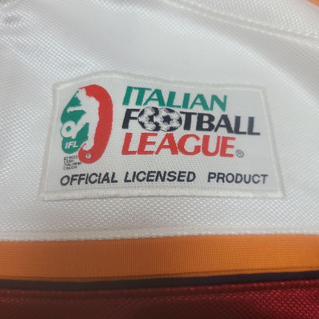 希少　as roma ジャージ上 赤/白as roma L