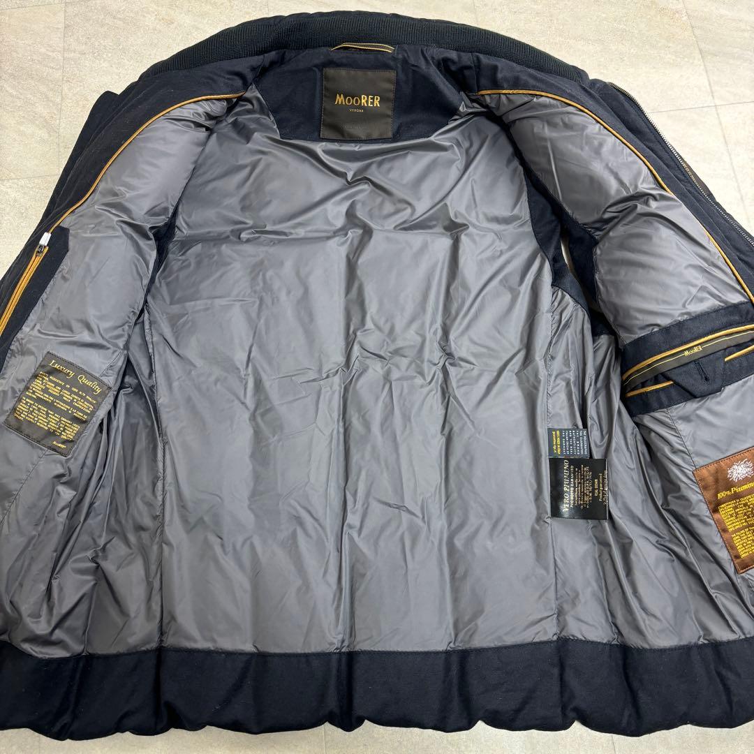 美品✨MOORER キルティング　ダウンベストMANTEGNA-L ブラック
