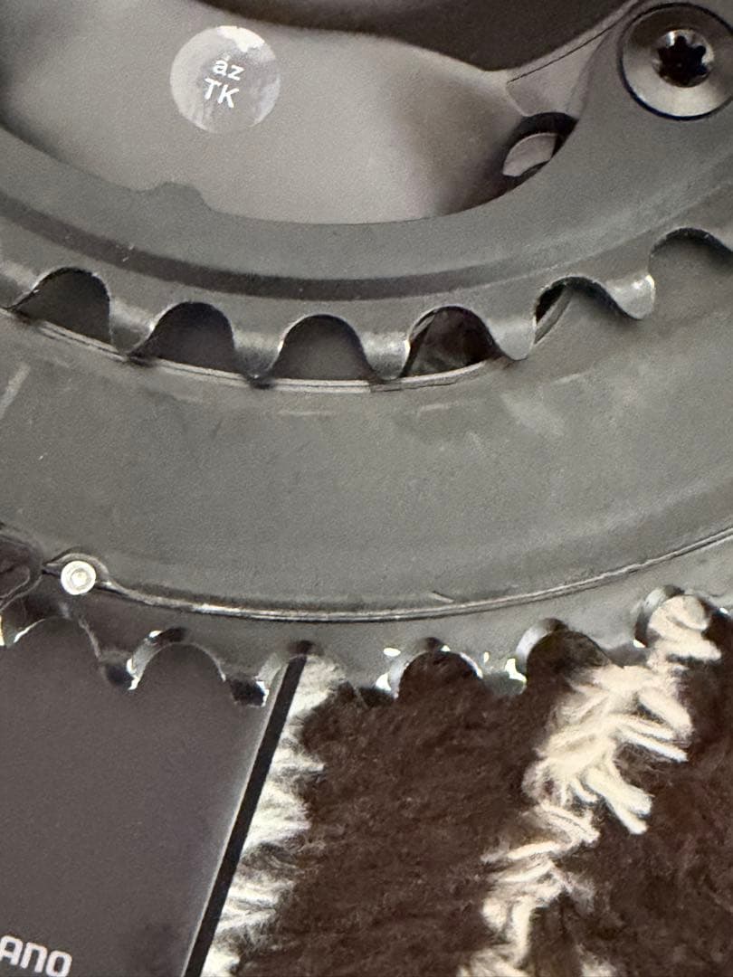 SHIMANO ULTEGRA クランクセット ブラック中古。美品
