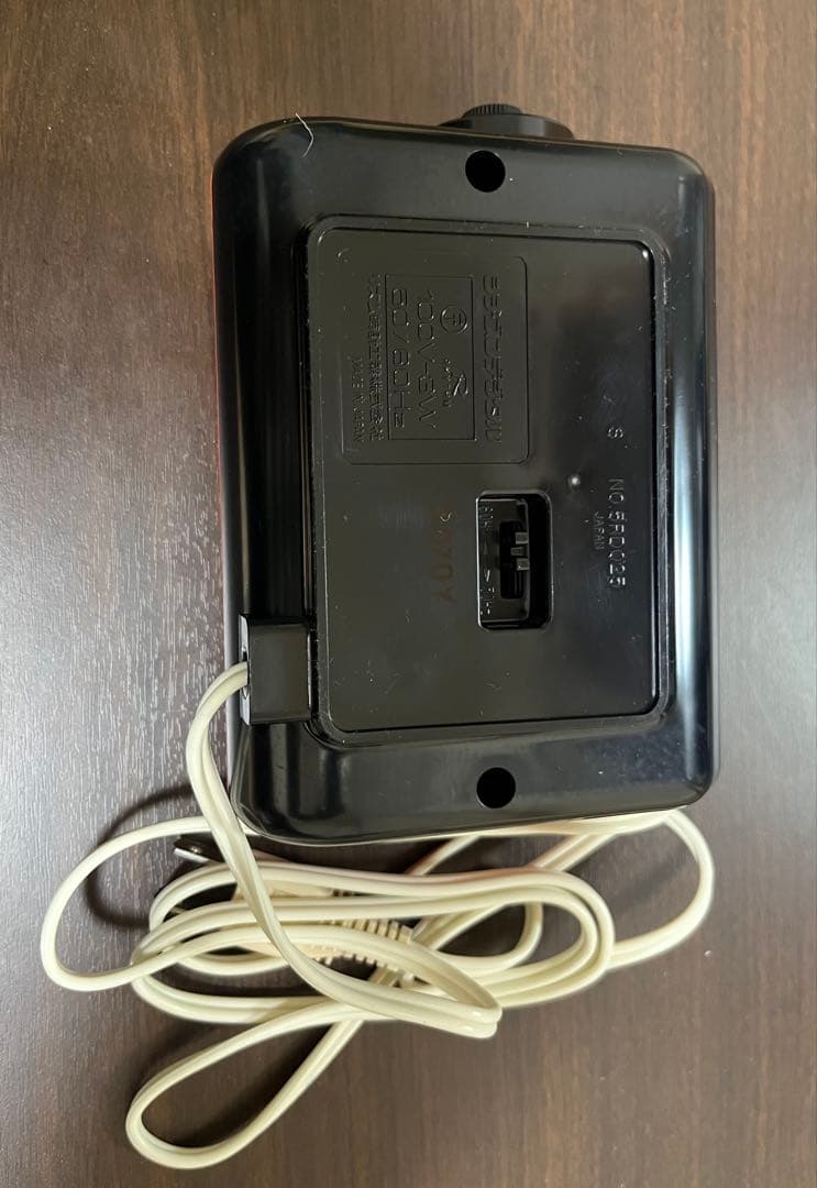 シチズン デジタル電気時計 パタパタ時計　ハイリーフ　カーチス　￼￼赤