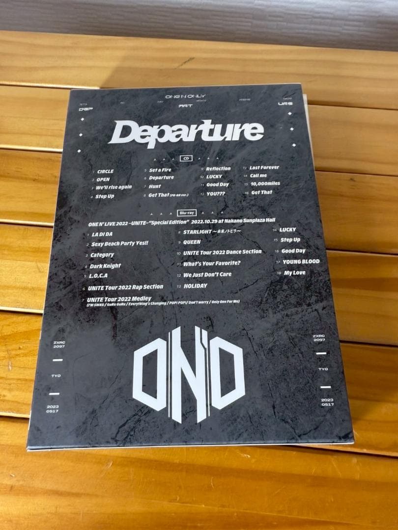 Departure 初回生産限定盤 ワンエン ONE N' ONLY