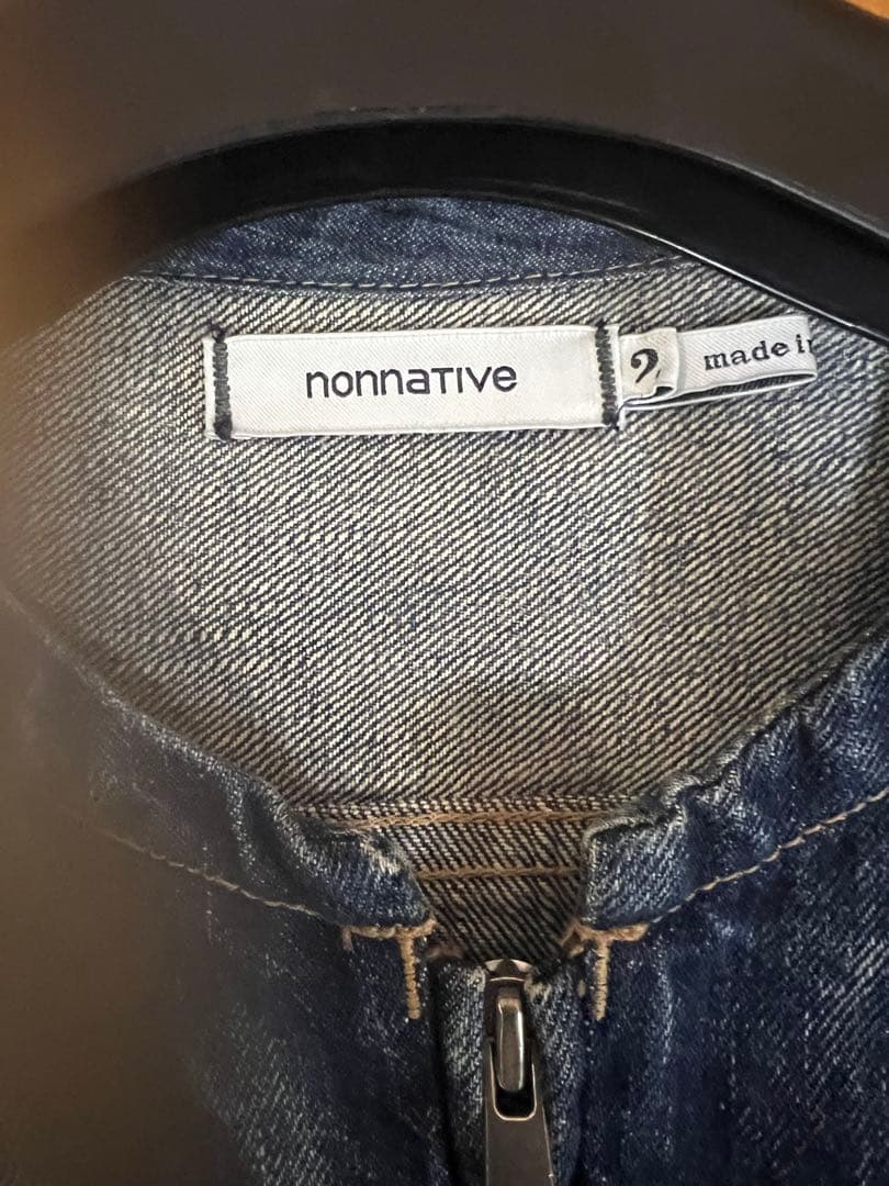値下げnonnative デニムジャケット　2nd ノーカラー