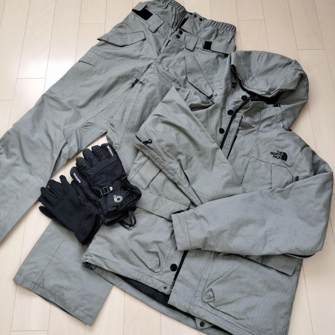 THE NORTH FACE スノボスーツ レディース Lサイズ 手袋付き