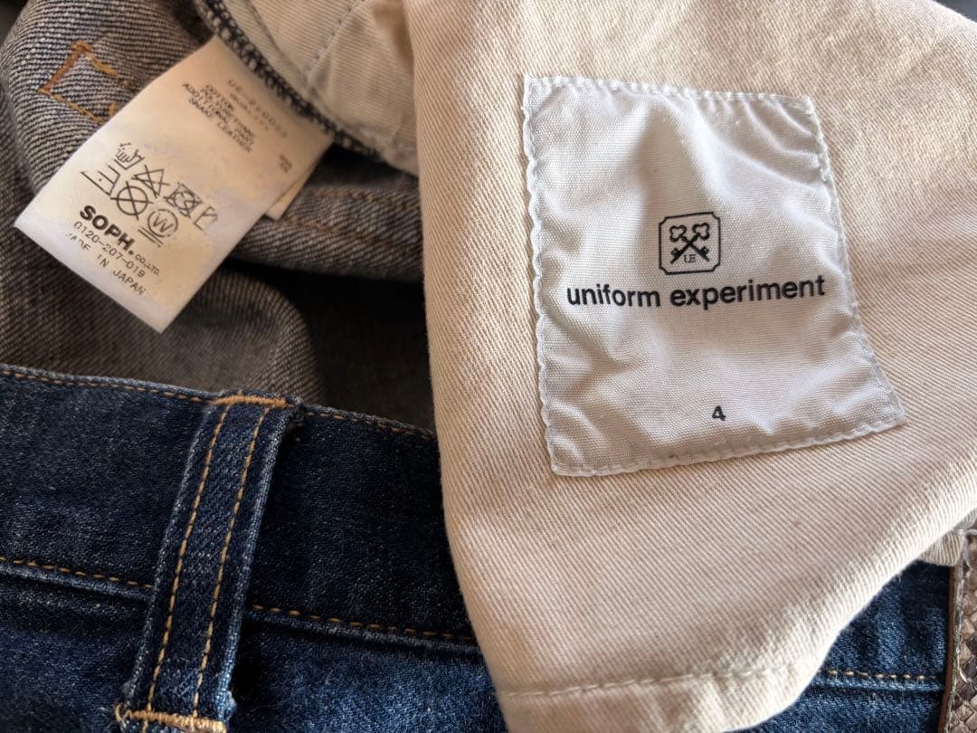 UNIFORM　EXPERIMENT　デニム　size.４